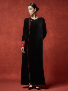 Velvet Modern Chinese Gown Collaboration