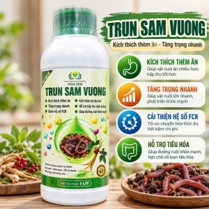 TRUN SAM VUONG 1L – Hỗ Trợ Tôm Cá Ăn Tốt Tăng Trọng Tối Ưu FCR