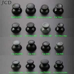 JCD 10PCS Replacement 3D Analog Thumbstick Thumb Stick Mushroom Grip Cap Cover for PS2 PS3 PS4 Pro Slim PS5 Xbox One 360