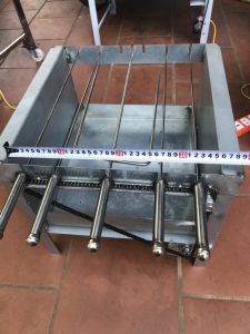 FREESHIP MAX-CAM KẾT GIÁ TỐT-Bếp nướng mini 6 xiên quay tự động