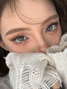 【COD】BUBBLE Soflens Gray Blue Big Eyes 14.5mm Kontak Lensa Normal Softlense Softlens Soflen Murah Lensa Mata