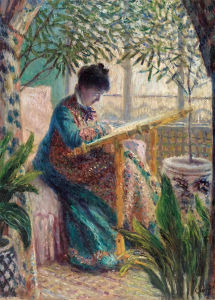 BILIBILI | Oil Painting By Numbers Kits Claude Monet Classic Art Collection Paintings DIY Acrylic Paint By Numbers for Adults Home Decor