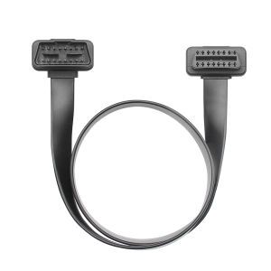 Flat Thin 16 Pin OBD2 Extension Cable Male to Female for Car Scanner Diagnostic Tool ELM327 OBD 2 Extension Cable Connector