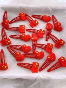 Kẹp Tóc Vòng Tròn Quốc Gia Năm Ngôi Sao Mới Du Lịch Lễ Hội Tình Yêu Trang Trí Tóc Dễ Thương Dây Buộc Tóc Cho Học Sinh Nữ