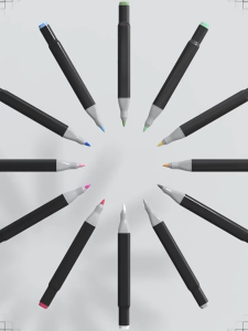 48/80/168-Color Dual Tip Oil-Based Markers for Anime Drawing - Vibrant & Blendable Student Art Supplies