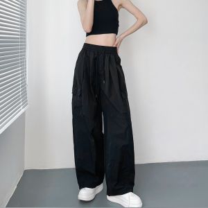 Quần Ống Rộng Nhanh Khô Màu Xám Cho Nữ Mùa Hè Mỏng Bằng Lụa Băng Chống Nắng Quần Leo Núi Thể Thao Ngoài Trời Quần Ống Rộng