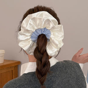 สายรัดยางผมหางม้าสำหรับผู้หญิงปลายอเนกประสงค์สไตล์บัลเล่ต์ฝรั่งเศสยางรัดศีรษะมัดเป็นลอนระดับไฮเอนด์แบบอ่อนโยนเครื่องประดับผม