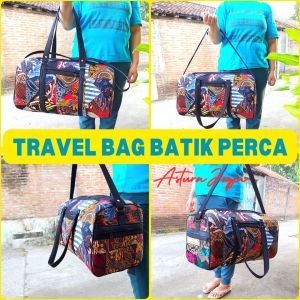 Tas Travel Bag Batik Perca JUMBO Muat Banyak || Tas Mudik || Tas Pakaian Baju Khas Jogja