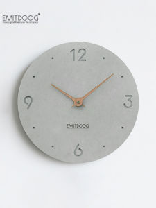 EMITDOOG Modern Luxury Clock Wall Clock Living Room Bedroom Decorative Fashionable Simple round Shape Battery Operated Clock
