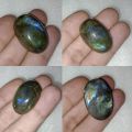 Batu Natural Labradorite Labrador Jumbo Dimensi 30x20x9 mm Loostone Lepasan. 