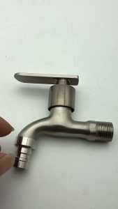 MLADEN Imitation Stainless Steel SUS304 Kitchen Bathroom Washing Machine Sink Faucet Wall Water Tap