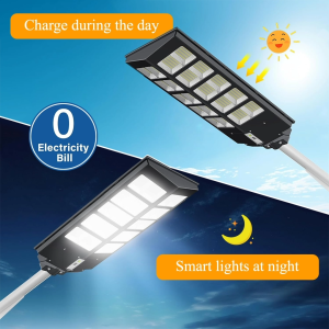 SolarisLightWorks | MY Lampu Solar All-in-One | Siap Remote & Set Lengkap All-in-One Solar Light | Easy Install High Bright Solar LED Light | 800 LEDs | Full Night Lighting Outdoor Solar Lamp | Waterproof | Motion Sensor | Budget Best Seller