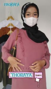 Atasan Blouse Wanita Terbaru Crinkle Airflow Baju Ootd Korean Style Outfit Remaja Kekinian Viral