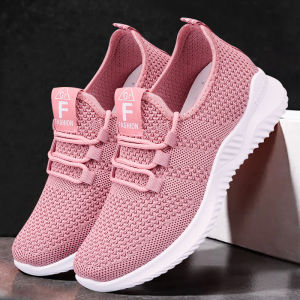 Leisure Fashion Running Flyknit Breathable Soft Sole Trendy Sports Shoes for Women