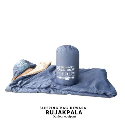 sleeping bag polar bulu tebal extra kantong tidur extreme suhu