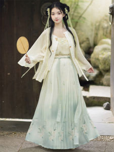 Bingshengji Original Bellflower Hanfu Womens Adult 2025 New Ming Dynasty Style Embroidered Cool Daily Semi-skirt