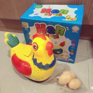Mainan Bebek Bertelur ada musik dan Lampu