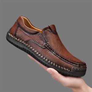 NUDANLAI | Easy-on Soft-soled Leather Shoes for Men