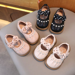 Soft Bottom Baby Girls Walking Shoes Single Shoes
