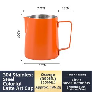 Timemore | Stainless Steel Colorful Dopamine Spouted Creamer Cup With Scale