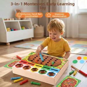 Chuang Chung | Color Classification Focus and Fine Motor Skills Improvement Educational Toy