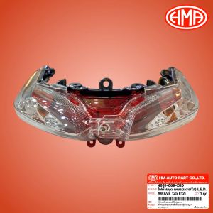 ไฟท้ายชุดตาเพชรHM WAVE 125-I (2012) ( สีแดงใส ) Barcode 4631-089-ZRD