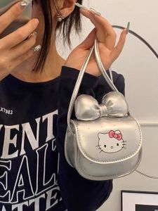 Túi Đeo Chéo Mini Thời Trang Cho Nữ Túi Đựng Tai Nghe Màu Bạc Đơn Giản Túi Đeo Chéo Thường Ngày Cho Thanh Thiếu Niên Mùa Hè 2025