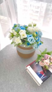 (5 Kuntum) Bunga Mawar French Rose Artificial/Bunga Dekorasi Buket
