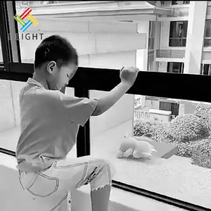 Japan Quality Safety Security Anti-theft Sliding Auxiliary Window Limiter Lock Sash Stopper Kids Pet