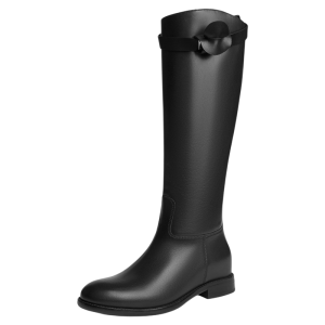 Reddragonfly | Black Womens Knee-high Boots Motorcycle Boots