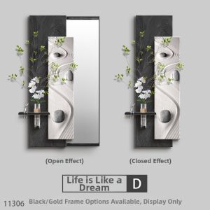 RUIBAHAO | Push Pull Full Body Invisible Mirror