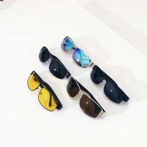 Classic Metal Frame Men Sunglasses Luxury Brand Designer Sun Glasses For Man Driving Fishing Vintage Eyewear