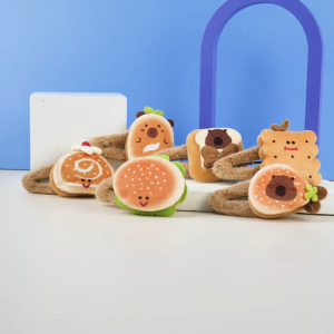 Declip Jepit Bulu Motif Food