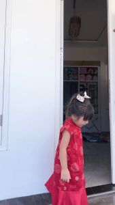 FLOWER QIPAO DRESS CHEONGSAM: Pakaian Anak Bayi Perempuan Cewek Lucu Imlek Berkualitas