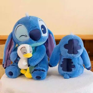 30/40cm Disney Cartoon Stitch Duck Plush Dolls Anime Toys Lilo & Stitch Stich Plush Stuffed Toys Children Birthday Gifts