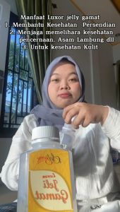 Jeli Gamat Luxor 350 ml Ekstrak Teripang 34% Lebih Tinggi