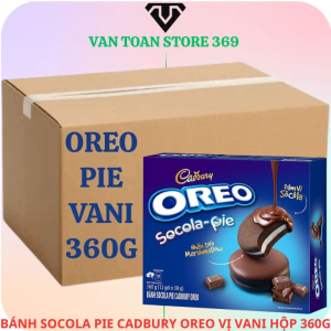 Bánh socola pie cadbury OREO vani hộp 360g