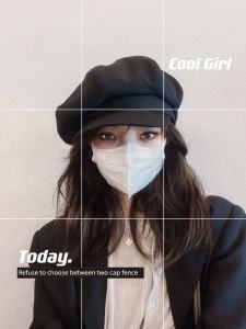 หมวกทรงแปดเหลี่ยมทรงกลมขนาดใหญ่ สไตล์ย้อนยุค หมวกเด็กส่งหนังสือพิมพ์ ทรงลำลอง ฤดูใบไม้ผลิ ฤดูร้อน ฤดูใบไม้ร่วง หมวกทรงกลมสำหรับผู้ใหญ่