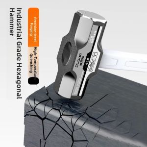 MONLEYTA | German Integrated Octagonal Hammer For Construction Site Wall Bashing Shock Absorption Handle Solid Iron Hand Hammer Large Pound