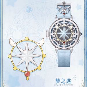 Authentic Maihe BOXFUN Cardcaptor Sakura Watch Blind Box Sakura Clear Time Series Anime Quartz Wristwatch Girls Birthday Gift Cute Cartoon Watch