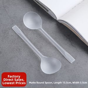 Commercial Disposable Thickened Dessert Spoons