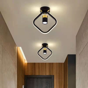 【Manila Stock】nordic tricolor corridor spotlight living room ceiling lights modern design sala easy to install sala Metal center light for ceiling bedroom