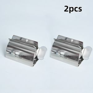 1pc Home Toothpaste Squeezer Stainless Steel Toothpaste Dispenser Simple and Practical Puts an end to Waste Bathroom Accessories