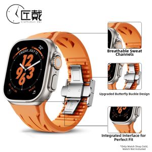 CRAFTSMAN DAI | Compatible Apple Watch Rubber Strap Breathable Creative