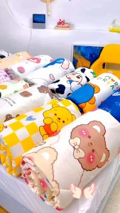 Bedsheet Set Comforter 100% Cotton Cadar Set 1800TC Aloe Vera Cotton Bedsheet Set Comforter Set S.Single/Queen/King Set Cadar Katil