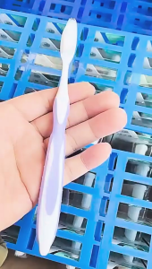 10 PCS Silicone Nano Soft Bristled Toothbrush Replaceable Toothbrush Head