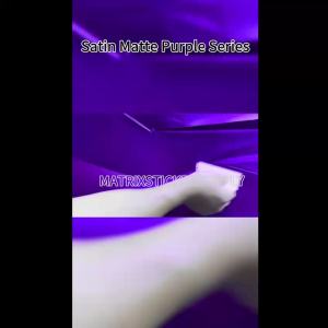 SATIN MATTE PURPLE CAR STICKER(152CM-Custom)pelekat full body wrapping Stickers stiker kereta kelabu vinyl wrap film