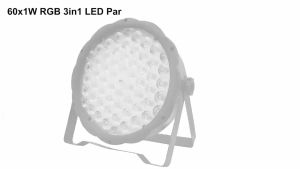 Big Dipper LPC60S 60*1W Full Color led Par Light color change strobe