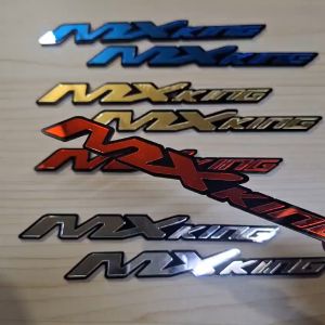 Emblem Logo Yamaha MX KING Motor 3D Akrilik Variasi Modip sepasang