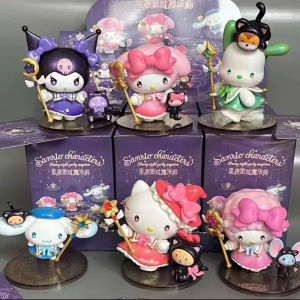 Sanrio | 2026 Sanrio CollectionStarry Night Magician Kuromi My Melody StylePremium Blind Box Figurine Hot Desktop Ornament GirlsGift
